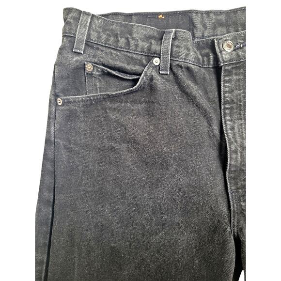 Vintage 90s Levi's 550 Orange Tab Black Relaxed Fit Jeans Men's Sz 36 X 34 - Picture 3 of 10